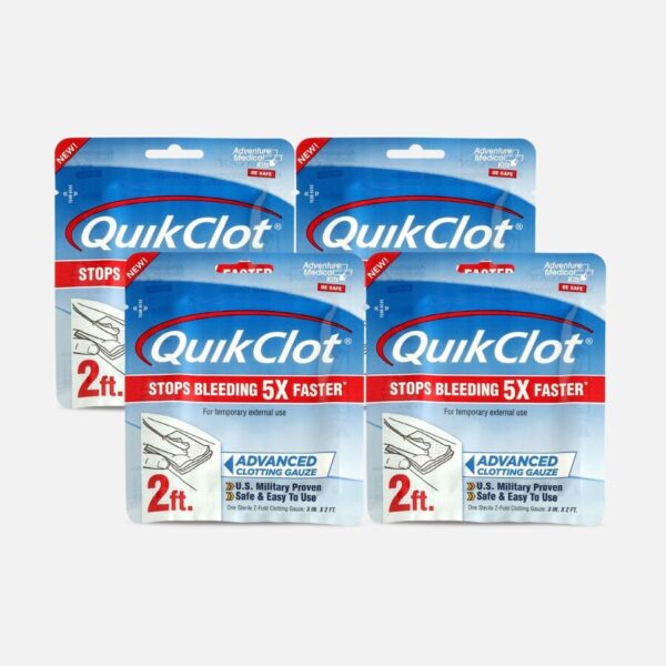 QuikClot Gauze 3" x 2' (4-Pack)